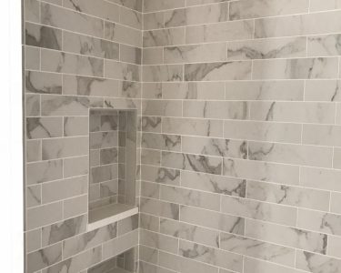 light tiles small bathroom design Chicago